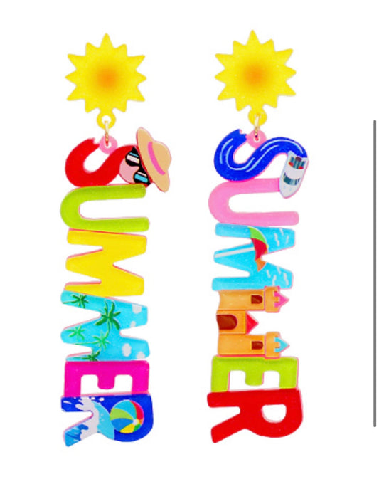 SUMMER  & Sun Drop Earrings
