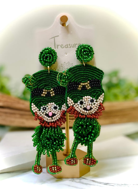 Happy Go Lucky Leprechaun Earrings