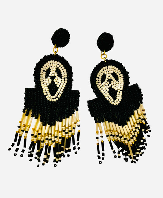 Creepin' It Real Seed Bead Earrings