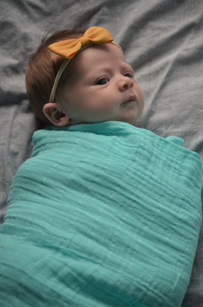 Turquoise Swaddle